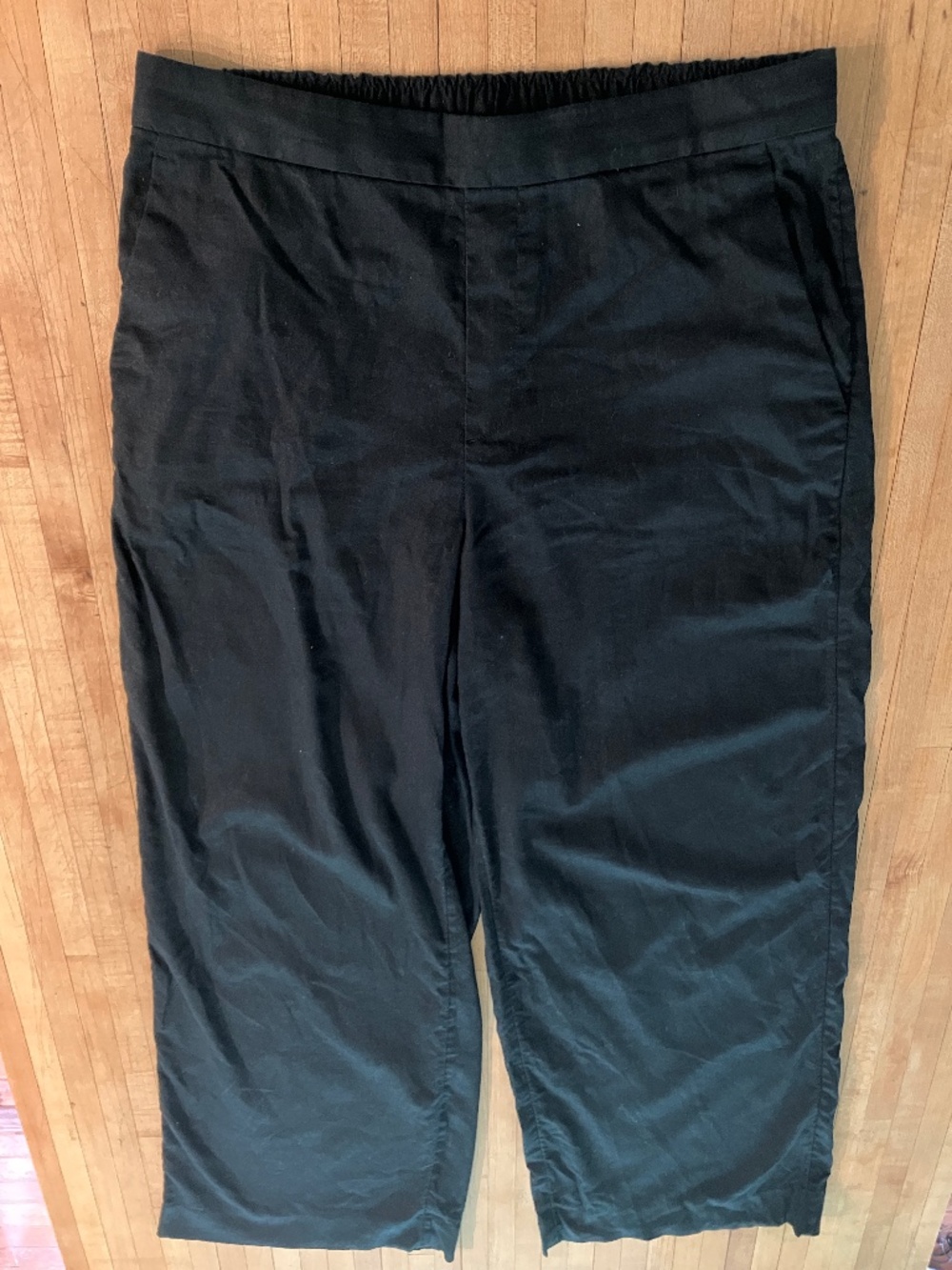 Banana Republic High-Waisted Wide Leg Linen Blend Trousers